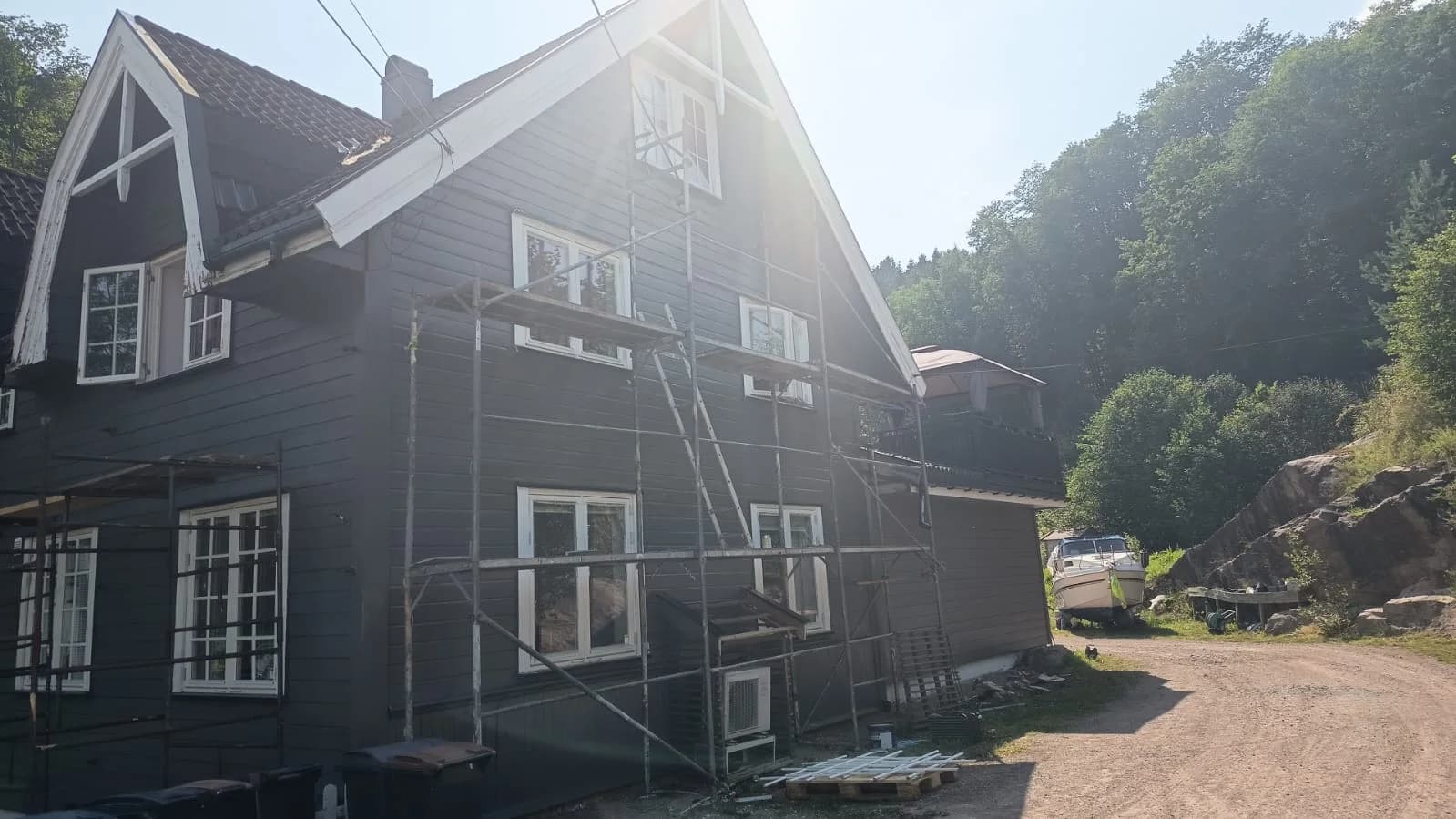 Fasademaling 1 utført av Powerpex Service AS